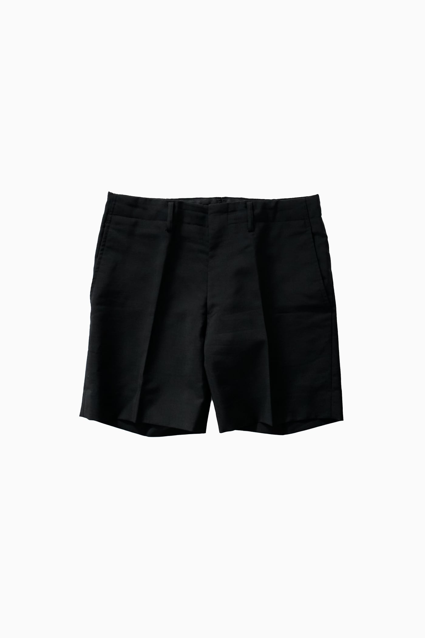 AD2011 JUNYA WATANABE BLACK WOOL GABARDINE SHORTS | Reben