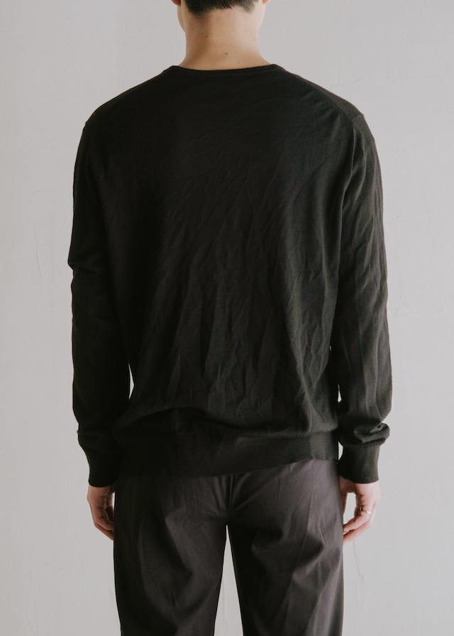 BANANA REPUBLIC extra fine merino wool v-neck knit