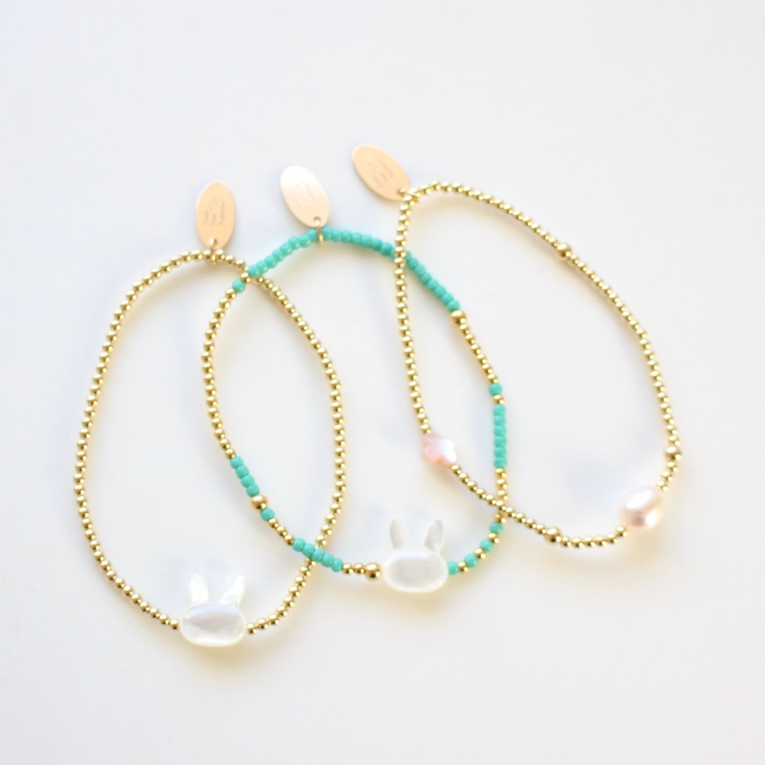 白うさぎブレスレット | OpenYourAppetite!PARIS