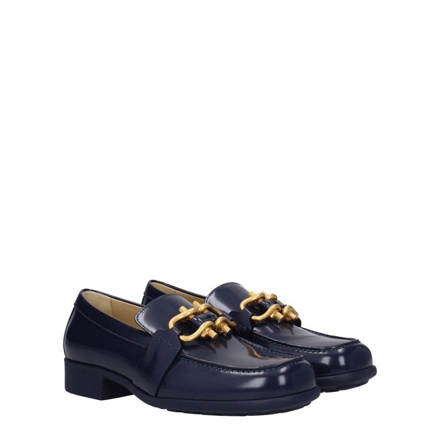 BOTTEGA VENETA ボッテガヴェネタ レディース ローファー レザー ブルー 708902V28R04259
