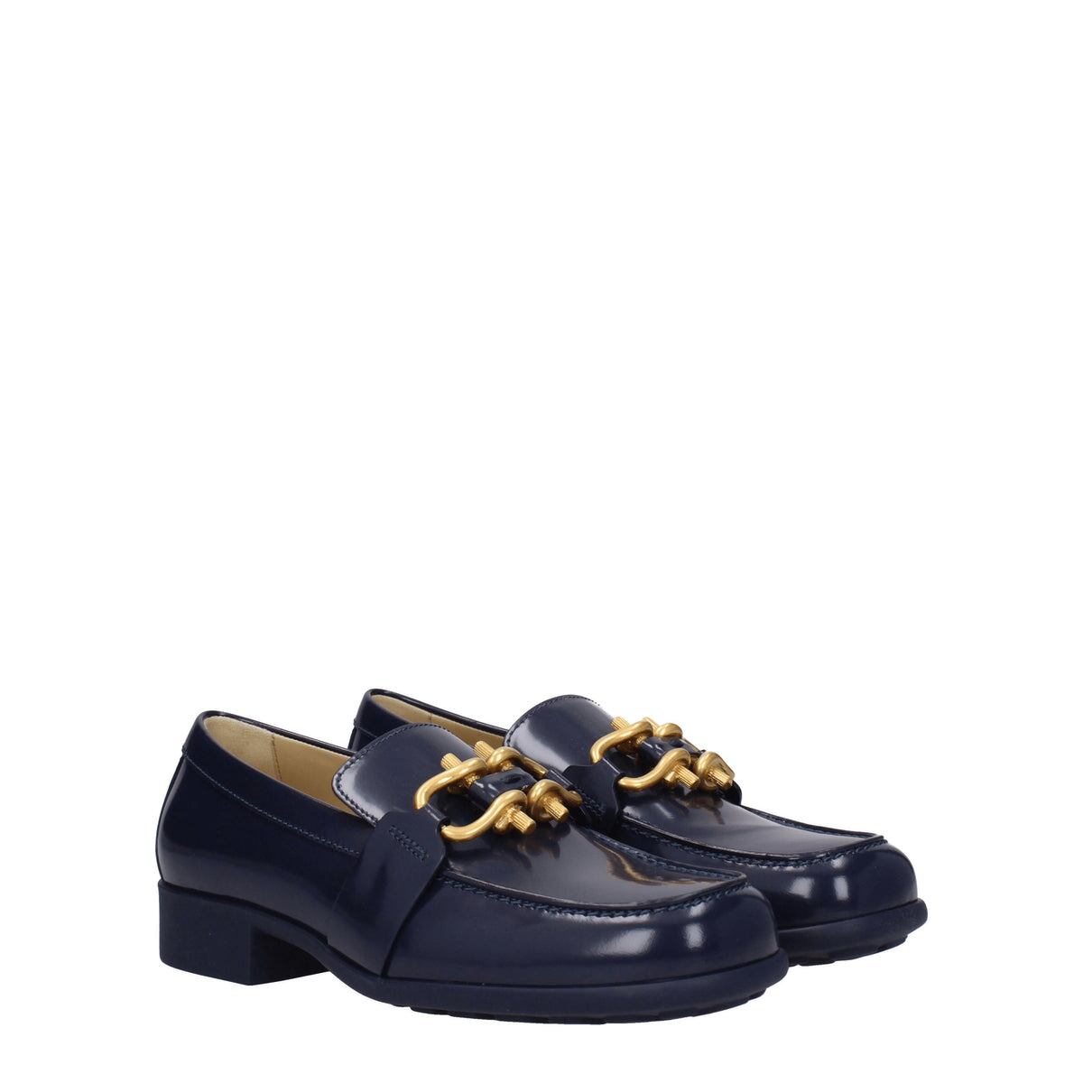 【新品】BOTTEGA VENETA ボッテガヴェネタ レディース ローファー レザー ブルー 708902V28R04259
