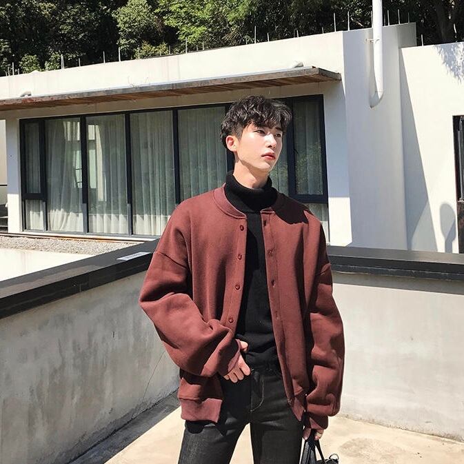 クルーネックカーディガン Se3 韓国メンズファッション通販サイト 3seconds