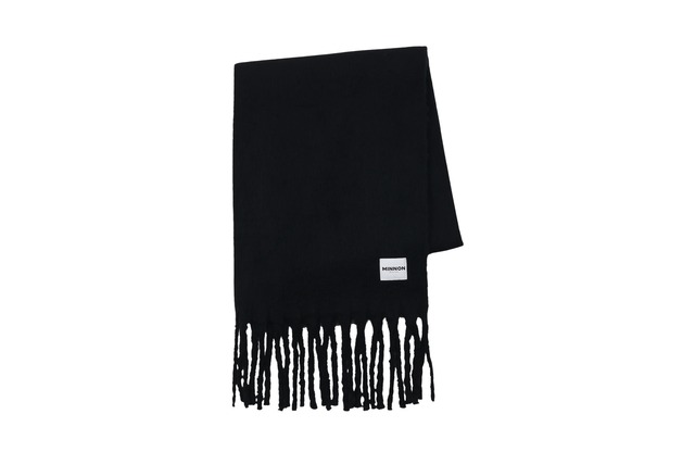 minnon winter scarf/Black