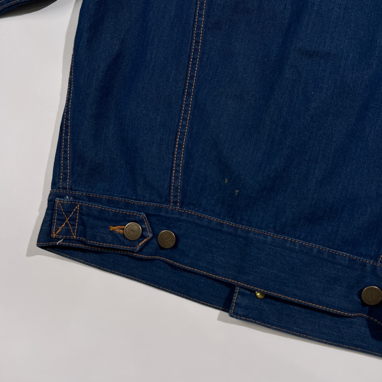 90s TRUSSARDI JEANS トラサルディ デニムジャケット Gジャン サイズ 38 /インディゴ系 イタリアンカジュアル ヴィンテージ