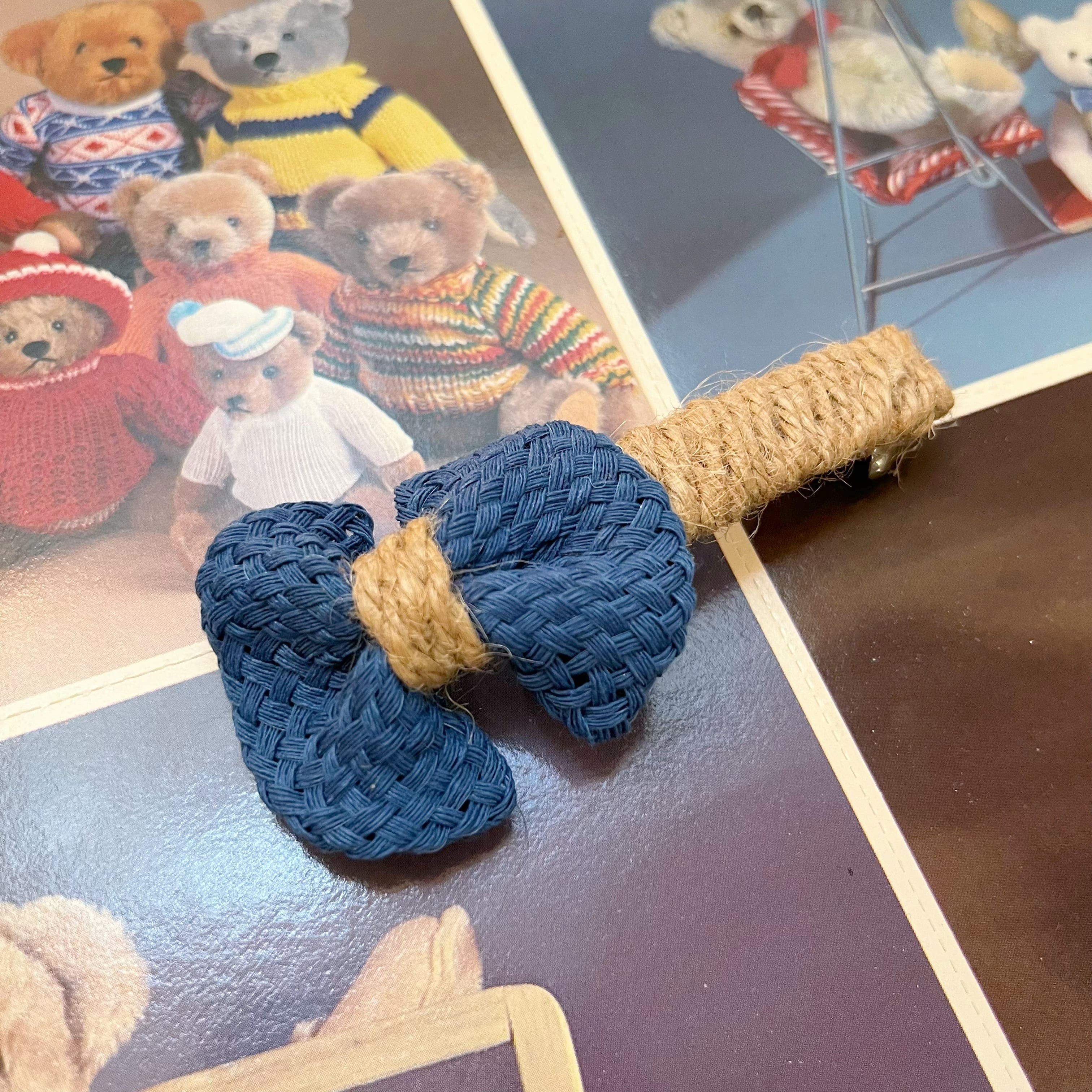 cotton ribbon ⑅ barrette