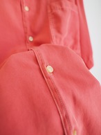 1990’s SCOTT BARBER Coral Silk Cotton Shirt