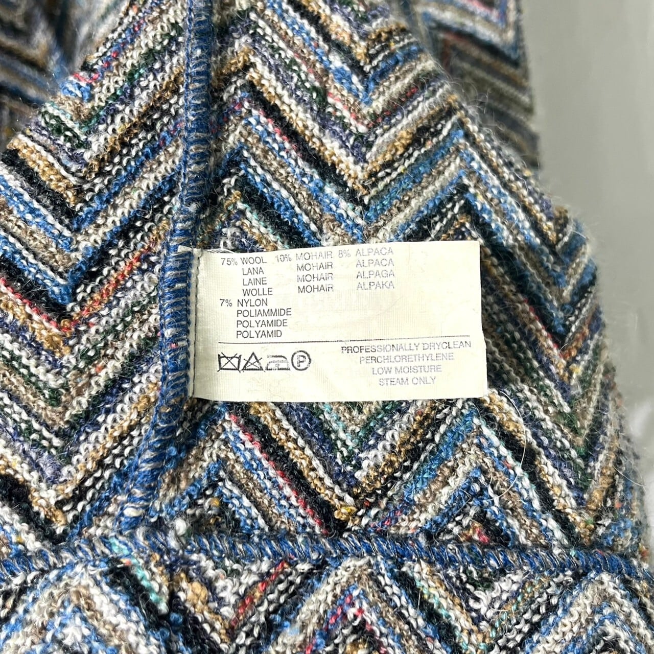 90s MISSONI Colorful Knit Tailored Jacket ITALY製 | VOLAR