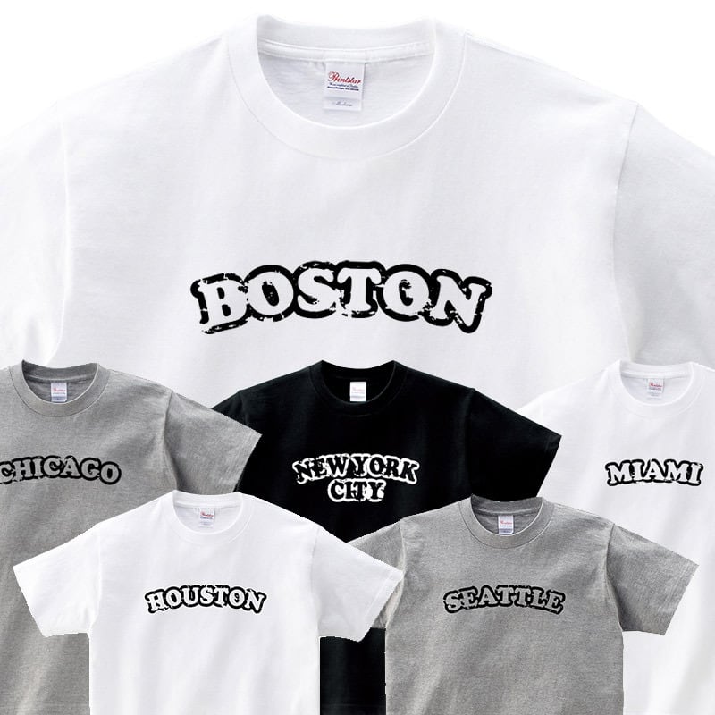 選べるデザイン アメリカ 米国 都市名 Tシャツ cl30 クール シンプル
