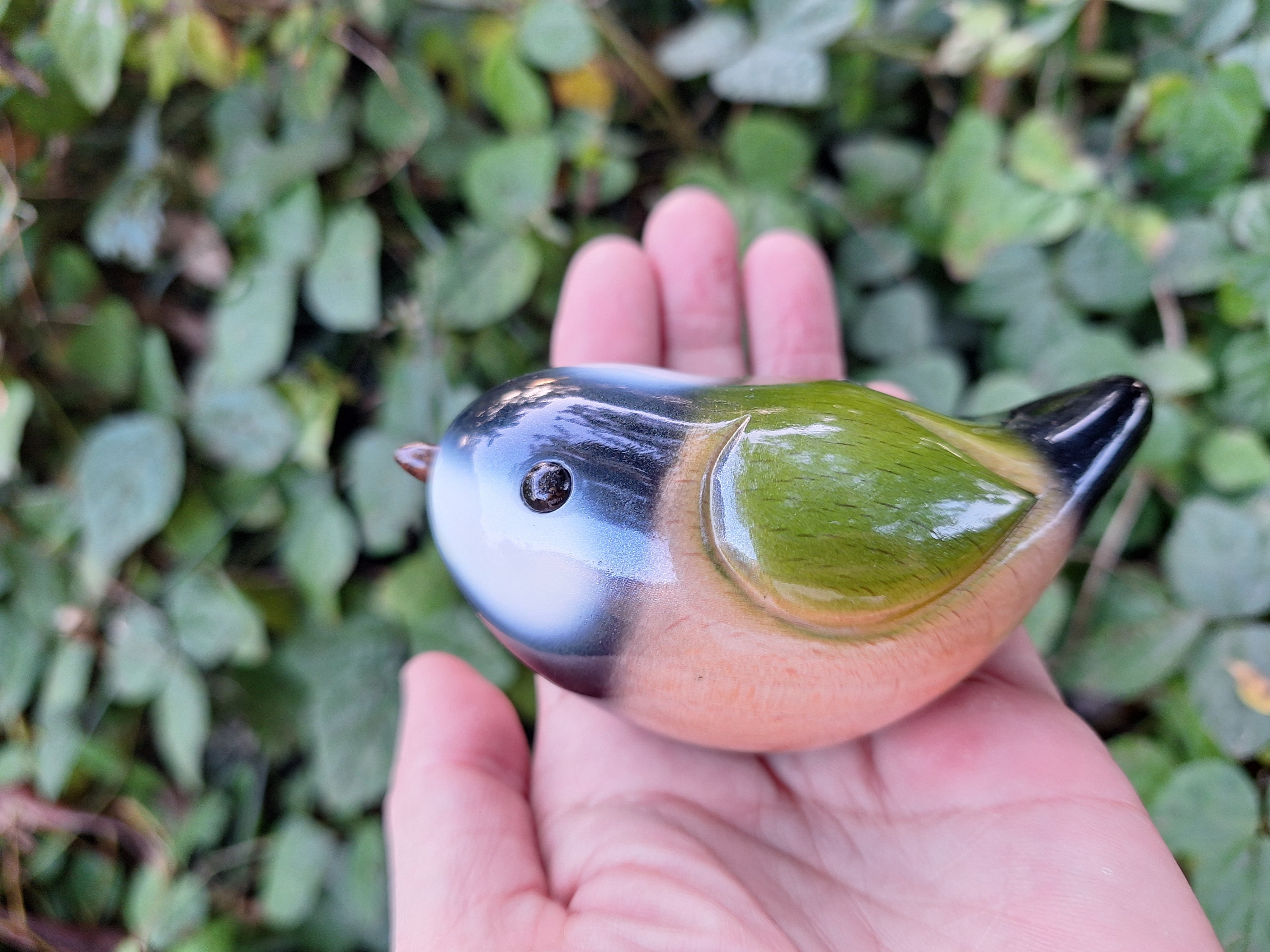 シジュウカラ Parus minor | 工房西岡 woodcraft animals