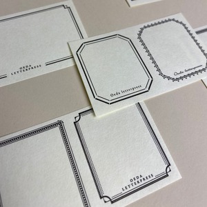 大枝活版室 Letterpress Sticker Box  / 活版 ステッカー ボックス 2種〈 ペーパーアイテム・ギフトカード・メッセージカード・ 活版 〉