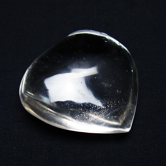 水晶 ハート置物 一点物 145-1597