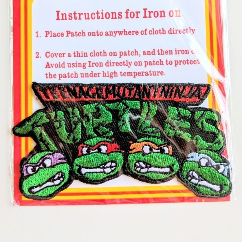 送料無料！ ★刺繍アイロンワッペン★【 Teenage Mutant Ninja Turtles ( ティーンエイジ ミュータント ニンジャ タートルズ )】 〚アメリカン雑貨 アメトイ〛