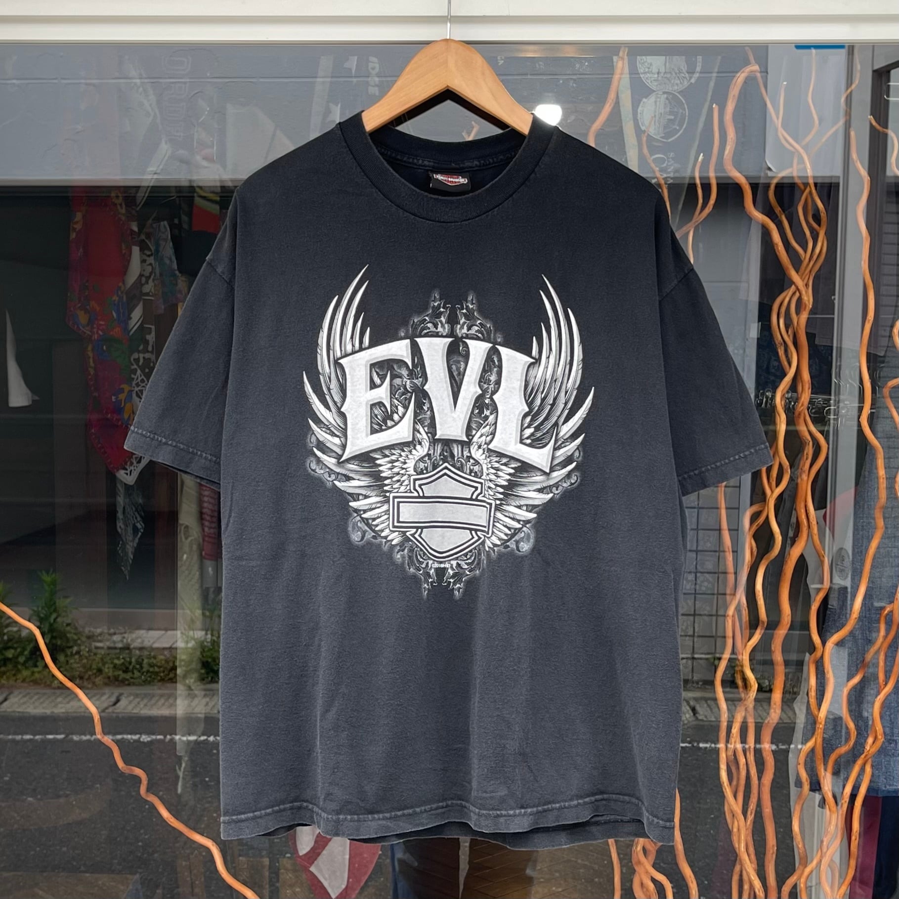 【Sz:XL?】10s HARLEY DAVIDSON 『GOWANDA』 Tシャツ