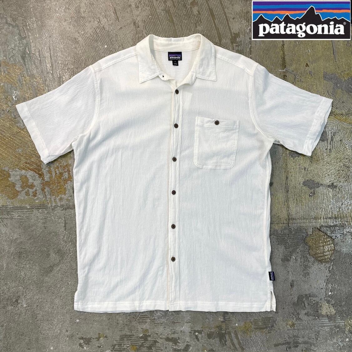 パタゴニア Patagonia A/Cシャツ半袖ホワイト パタゴニア Patagonia A/Cシャツ半袖ホワイト | used&vintage aoakua