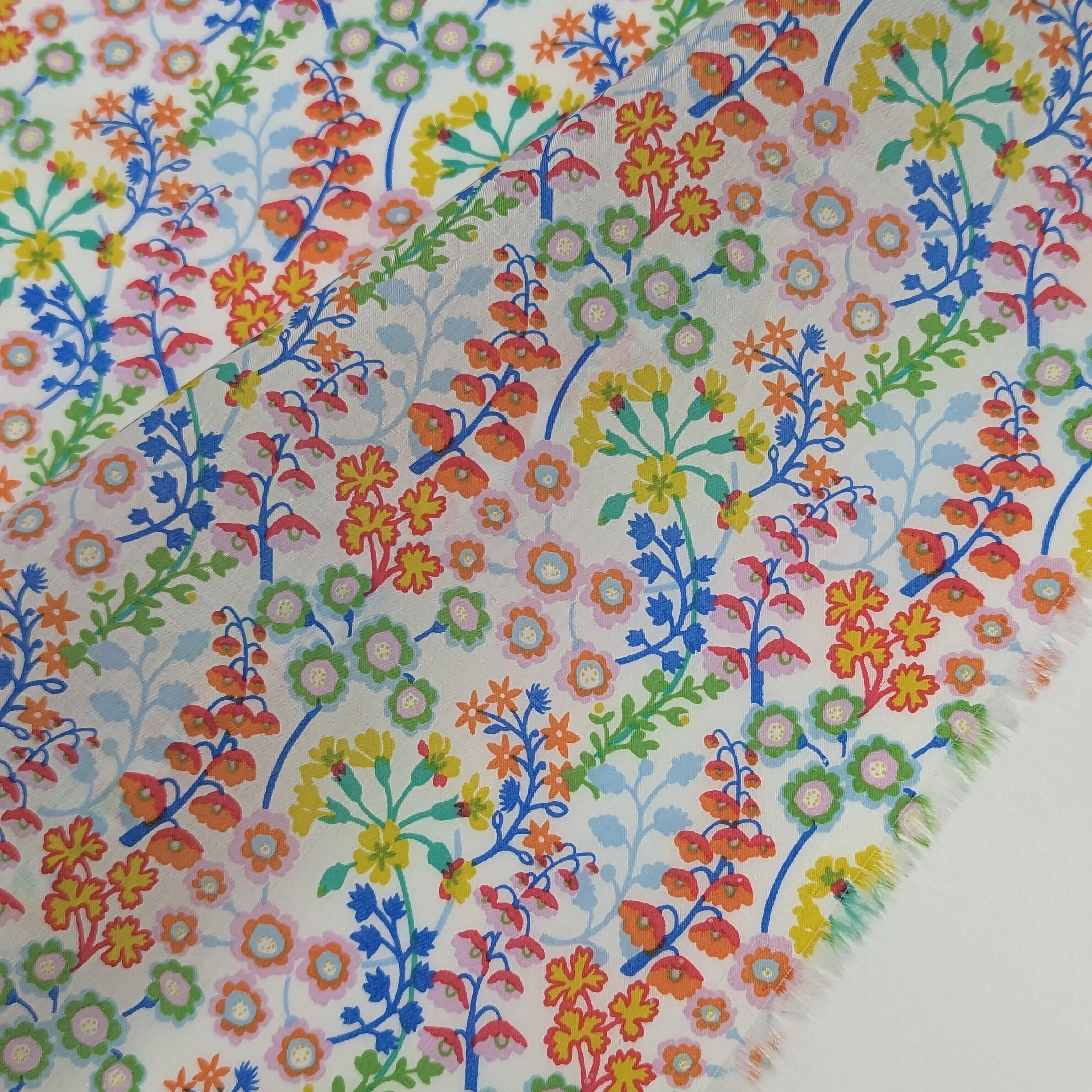 ◆輸入 リバティ LIBERTY タナローン Primula Blossom プリムラブロッサム 約130×50cm