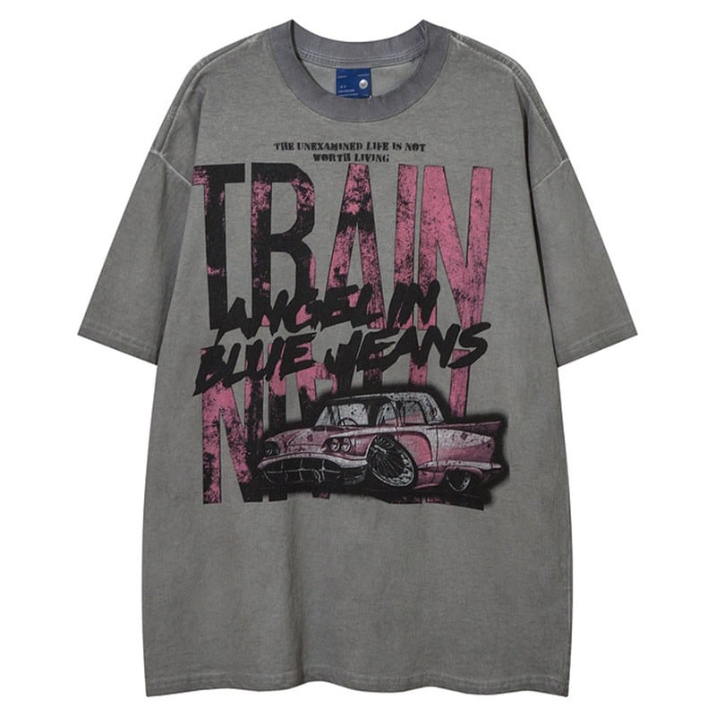 グラフィックデザイン オーバーサイズTシャツ 00081