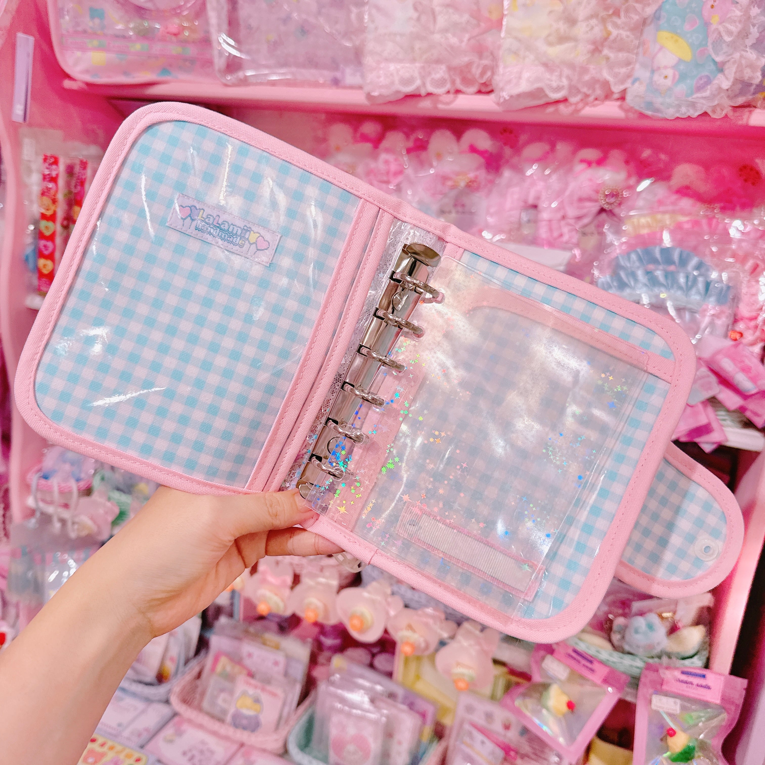 【E3】95-8 6穴シール帳（リフィル付き）