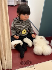 チップ / CHIP / ハイネックフードT / 韓国子供服 / キッズ / 26winter *1~5*