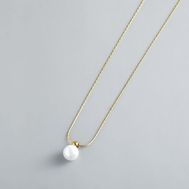 316L pearl necklace #n152