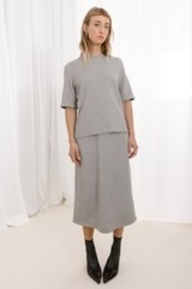 HARRIET DISCO SKIRT - SILVER