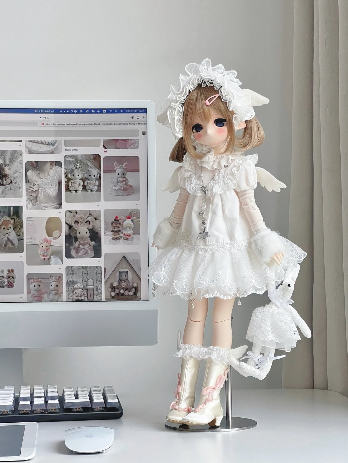 ゴスロリ　アウトフィット mdd myoudollサイズ 衣装 | miodollmio