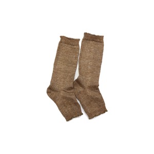 SMALL STONE SOCKS スモールストーンソックス リネン サンダルソックス レディース 日本製 靴下 SO1085 カーキ(11)
