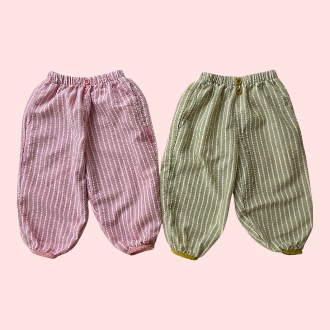 《送料無料》チェリーストライプパンツ:kids【HANS】※お取り寄せ