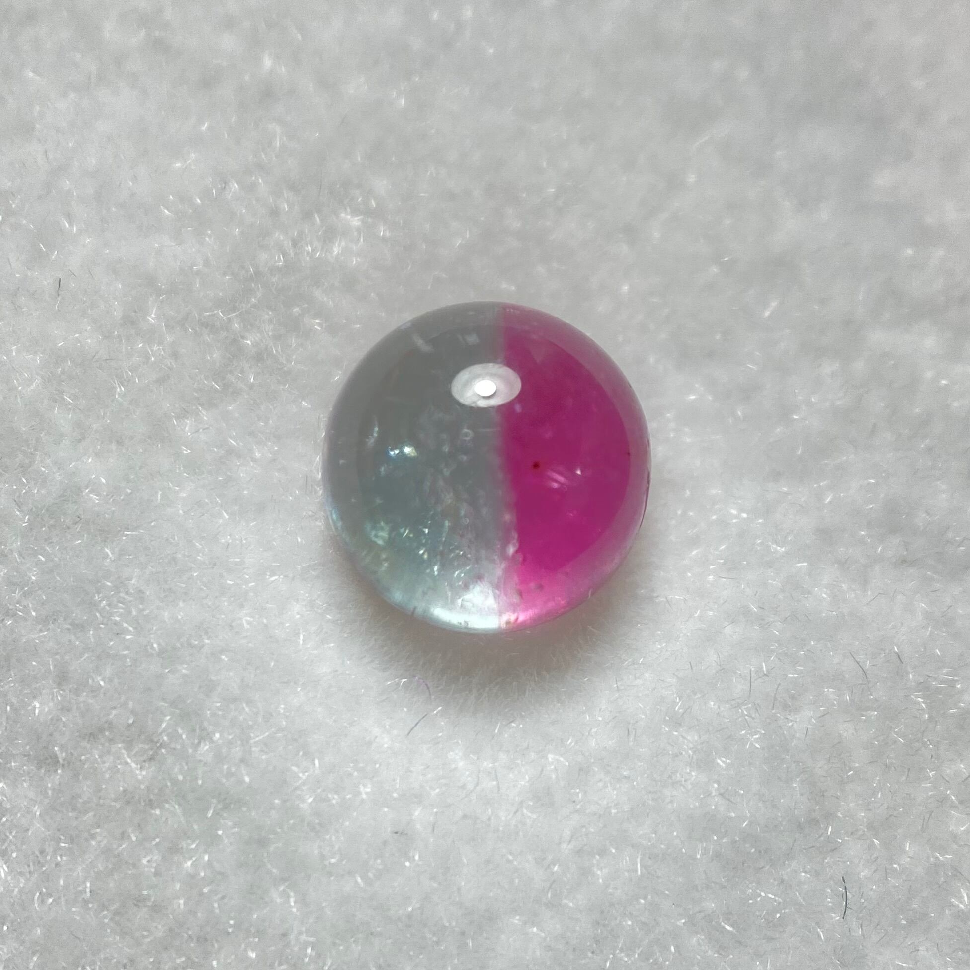 ハッピーてんとう虫みたいなバイカラートルマリン1