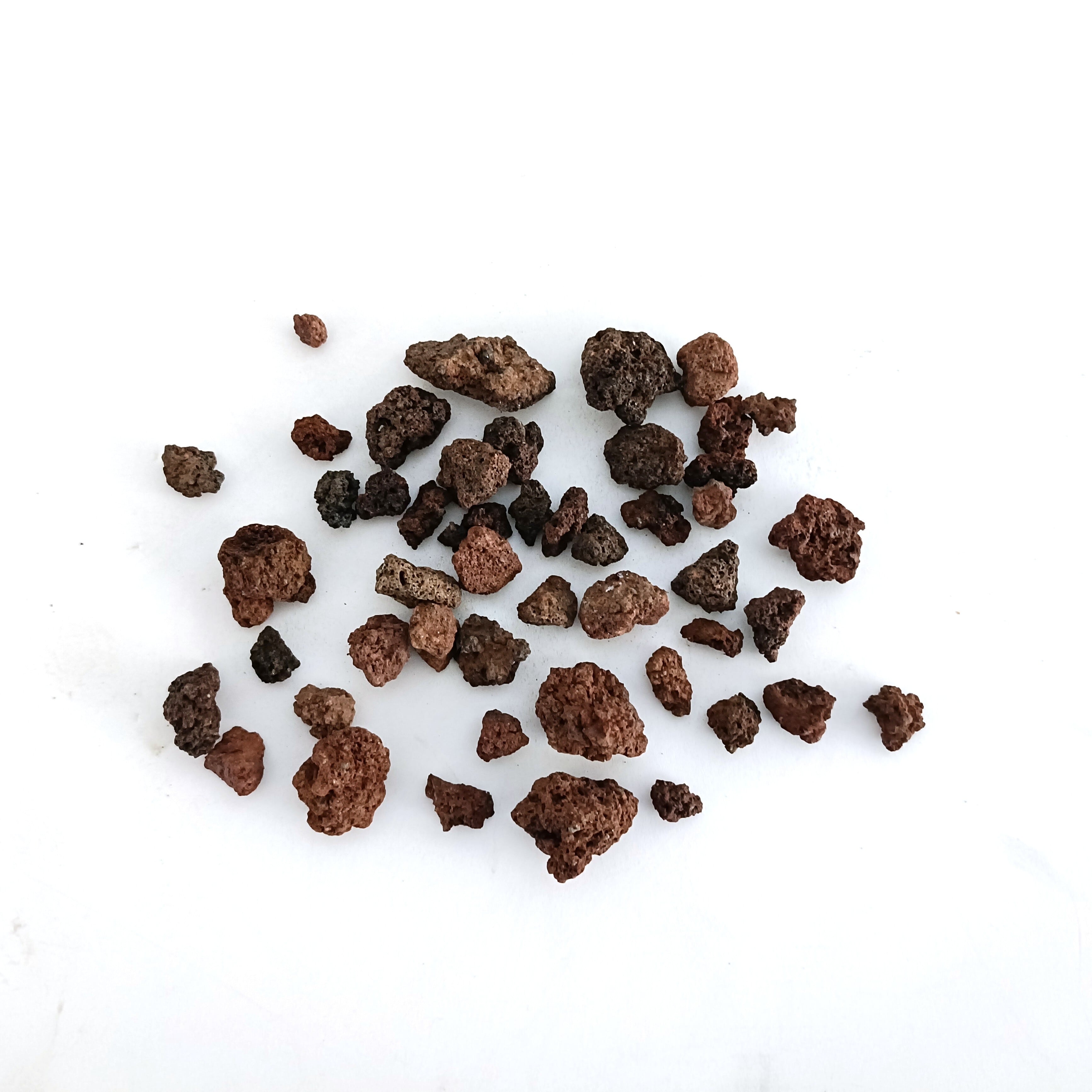 赤色溶岩石 SSサイズ（1〜2㎝）100g【レイアウト用】 | 苔テラリウム