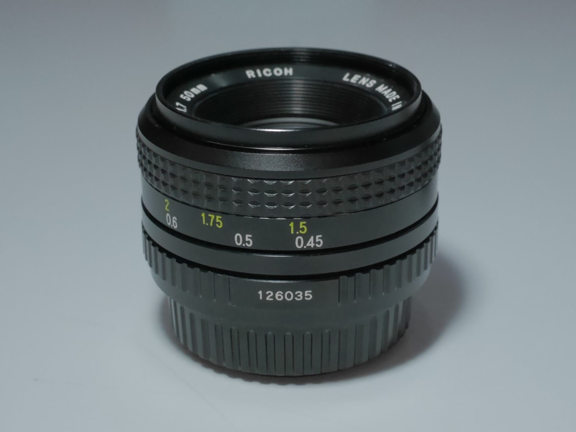 RICOH XR RIKENON 50mm F1.7(初期型/Pentax Kマウント)【中古良品 送料 
