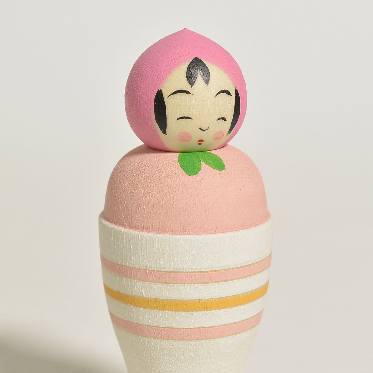ももパフェちゃんこけし 約2寸 約6cm 鈴木明 工人（作並系）#2586