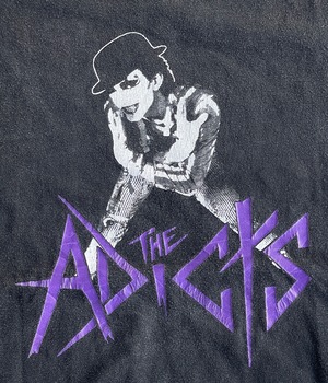 Vintage 90s Rock band T-shirt -THE ADICTS-