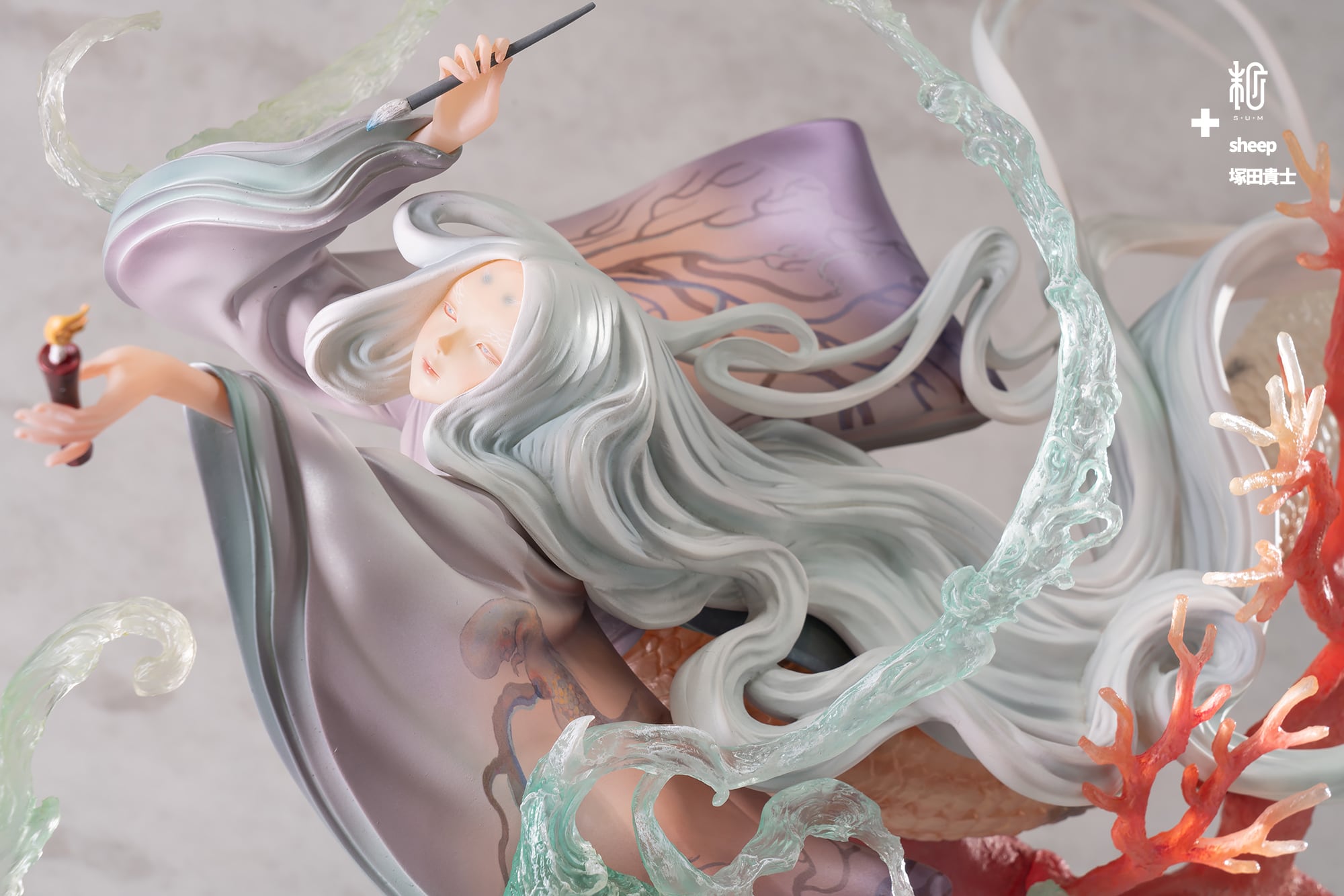 赤い蝋燭と人魚 赤珊瑚ver. 100体限定｜sheep×塚田貴士 | sumart