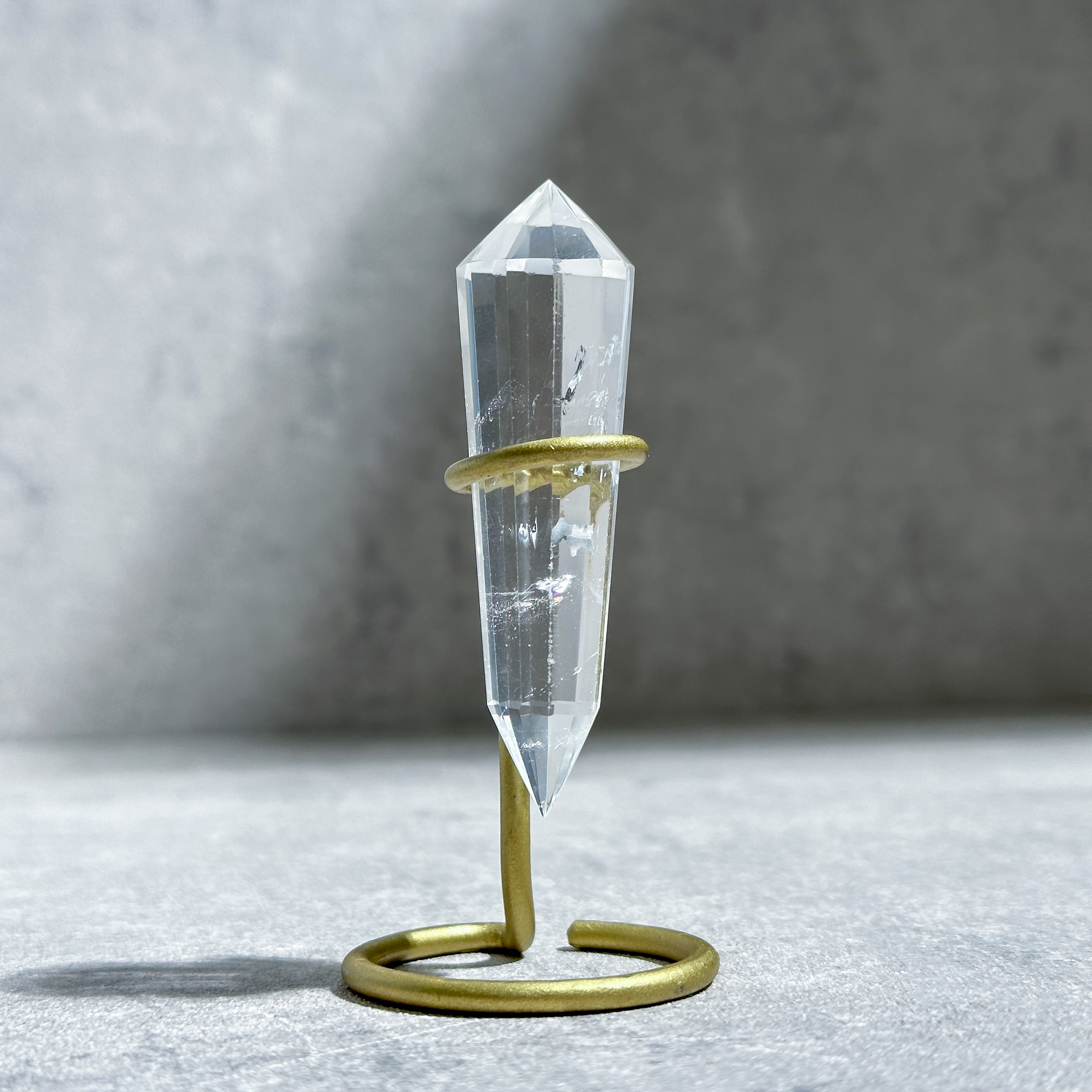 台座付き♡ミナスジェライス産クリアクォーツ ダブルターミネイテッド32◇ Clear Quartz ◇ 天然石・鉱物・パワーストーン