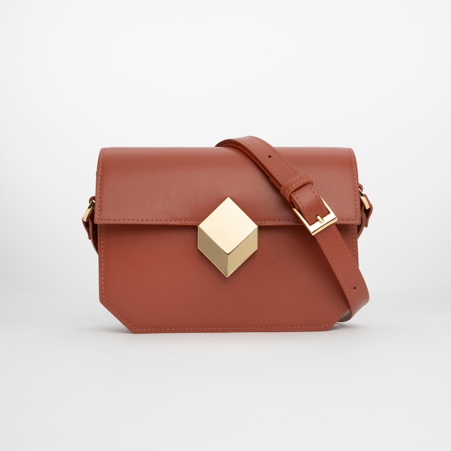 PIERRE HARDY　PRISM HANDBAG　RUST