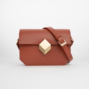 PIERRE HARDY PRISM HANDBAG RUST