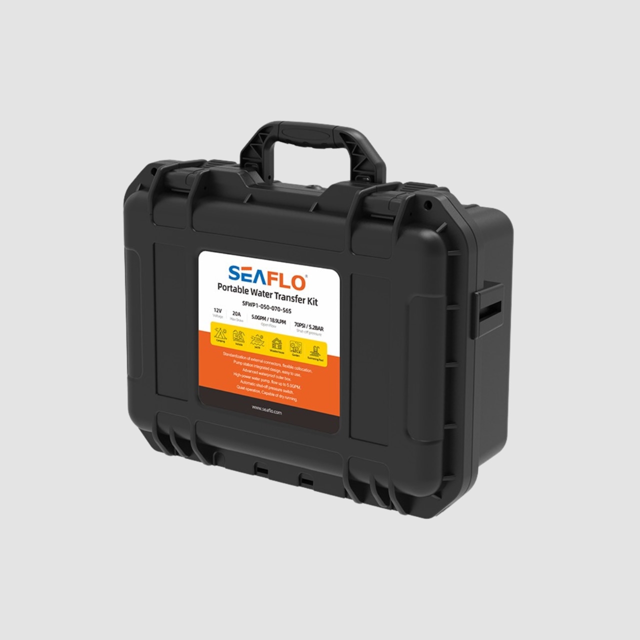 ポータブルフラッシュ・ウオッシュダウンポンプキット(大型エンジン対応)