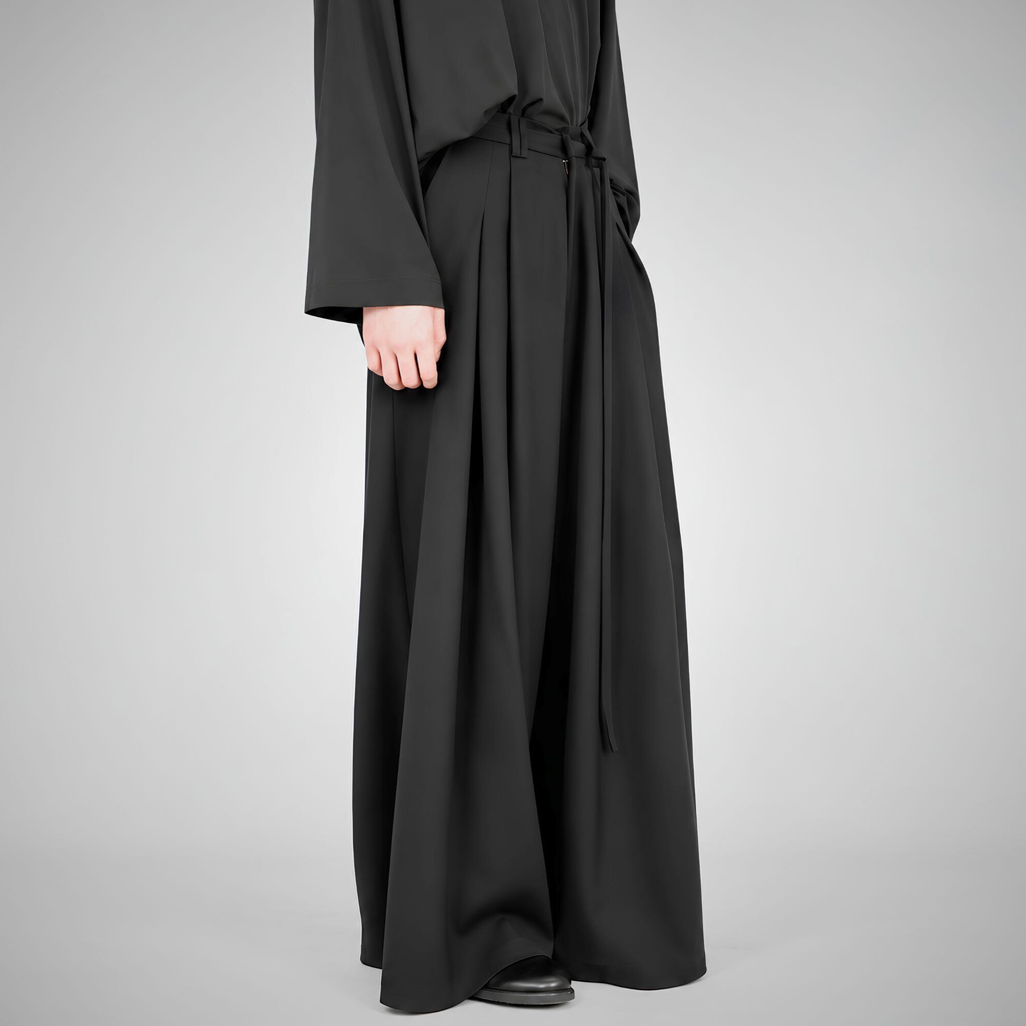 【ORV0083】Loose Wide-Leg Long Pants, Relaxed Fit