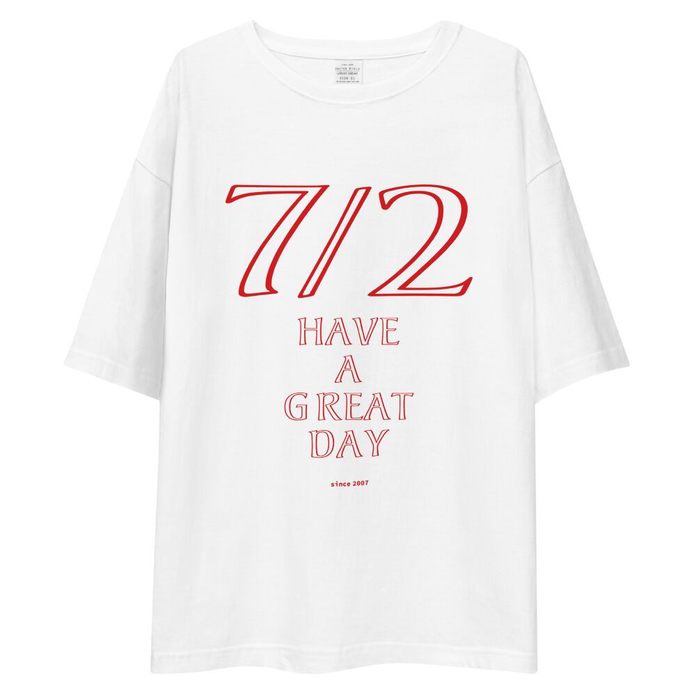 seven twoロゴT 72 ユニセックス ビッグシルエット Tシャツ 全3色