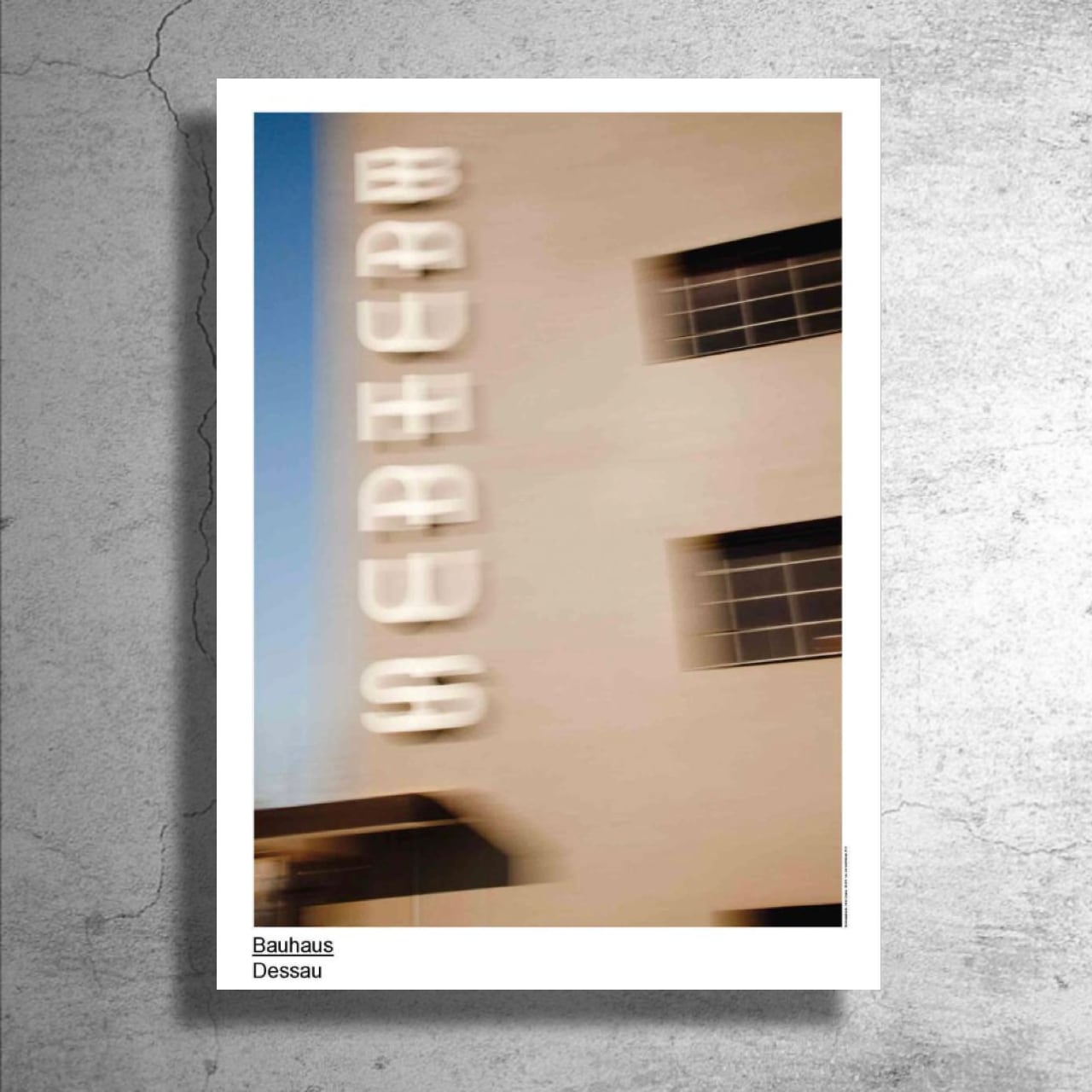 マニア必見！BAUHAUS系建築『ファグス工場』1998年ドイツでの展示ポスター