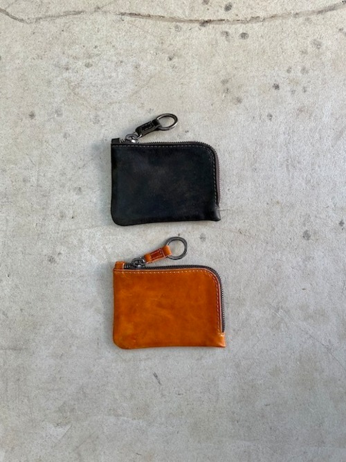 tagliovivo/Small Zipped Wallet(タリオヴィヴォのスモールジップウォレット)/orange,green