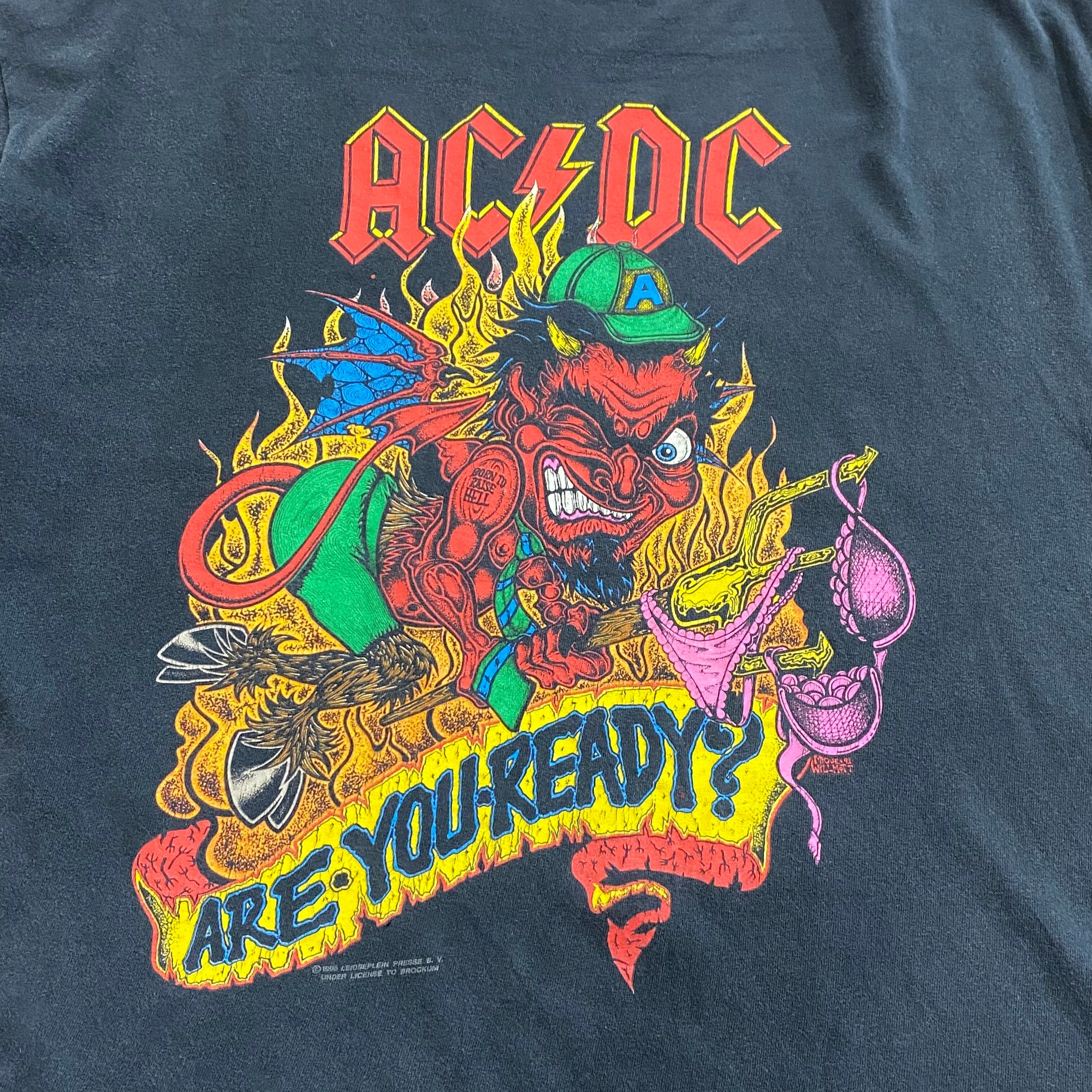 00s ACDC Are You Ready Tシャツ バンT