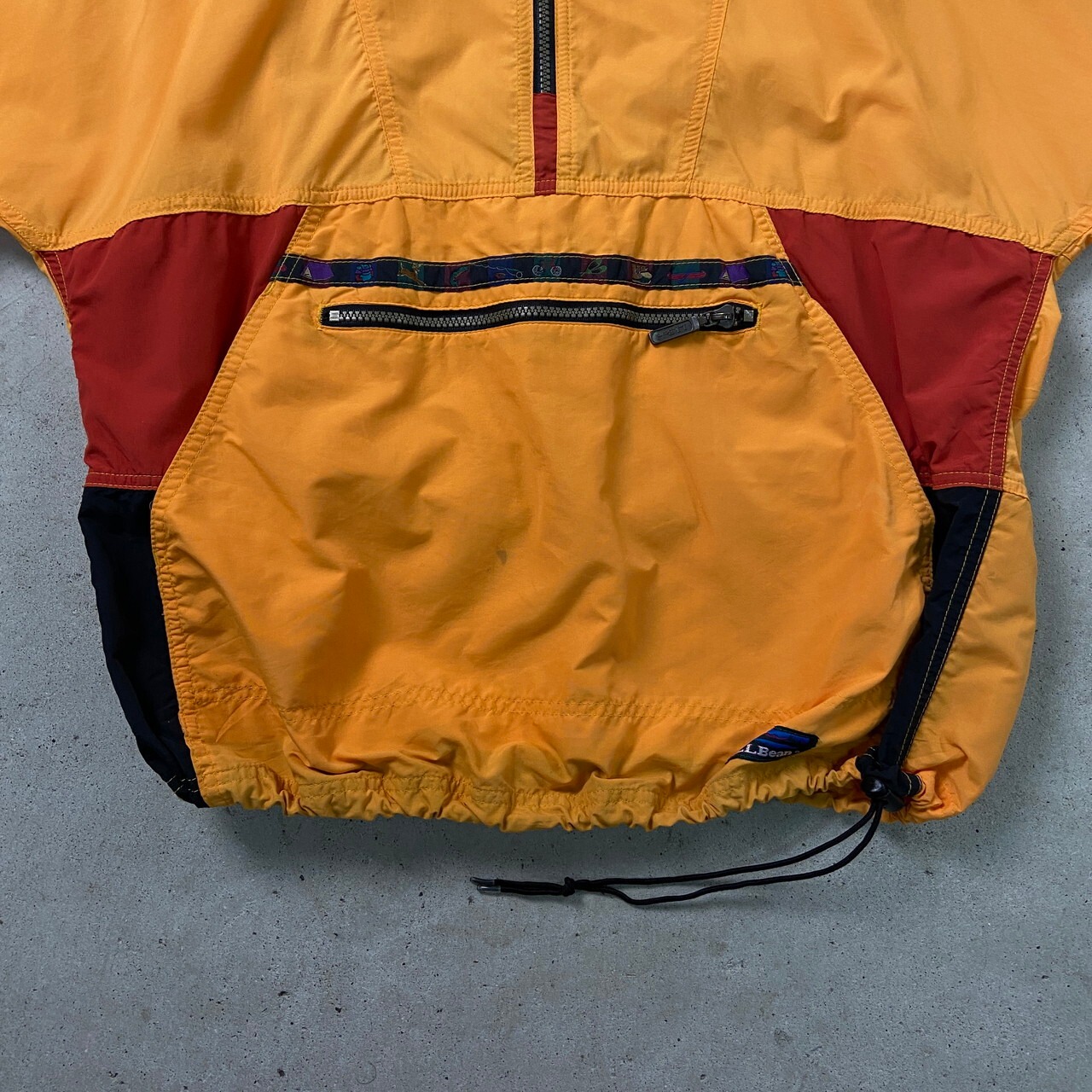 90年代 L.L.Bean エルエルビーン チロリアンテープ ナイロンアノラック 