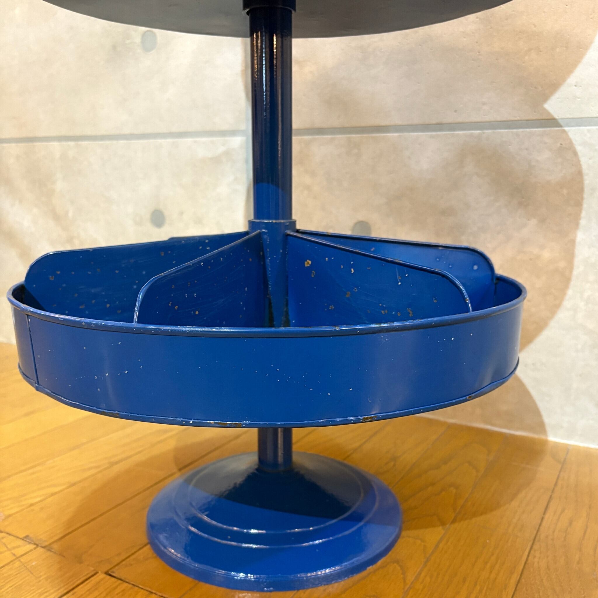 新品】DULTON ダルトン Round rack 3 layer 3段回転式ラック ブルー