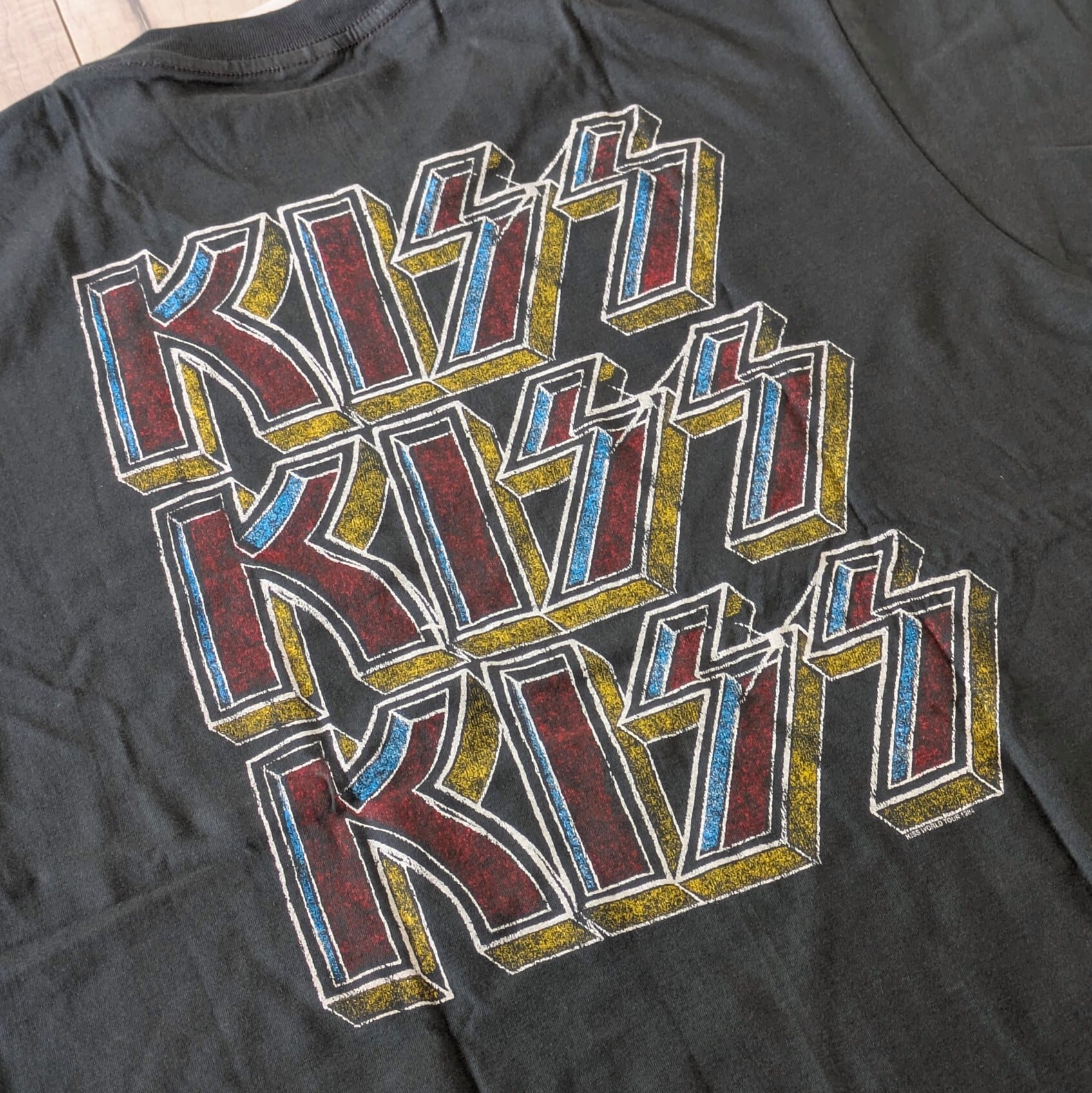 KISS キッス　Tシャツ　バンドT KISS キッス Tシャツ メンズ プリント 厚手 ヘビーウェイト バンドT