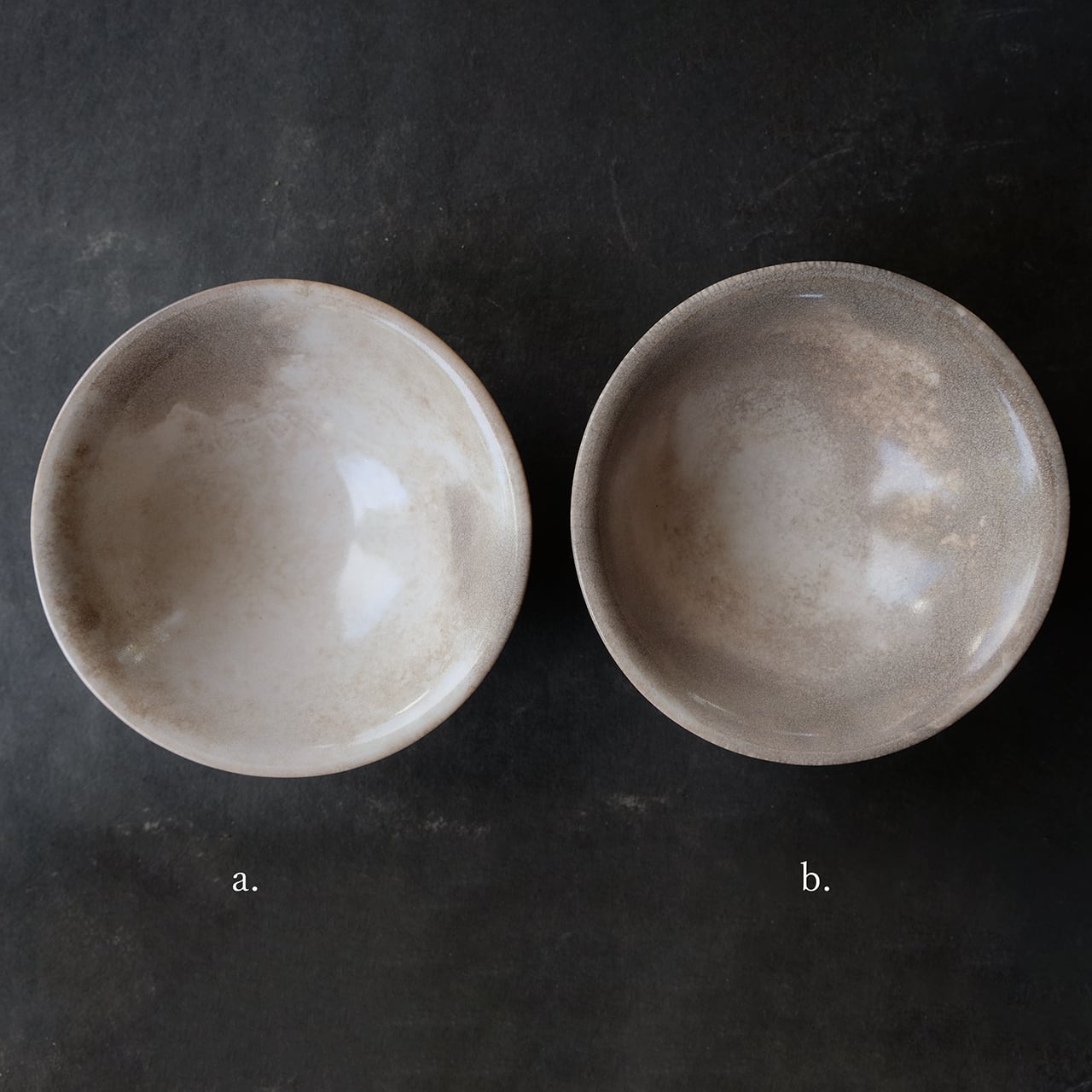 瀬川辰馬 Tatsuma Segawa 炭化白釉 麺鉢S W31 b | les trois entrepôts