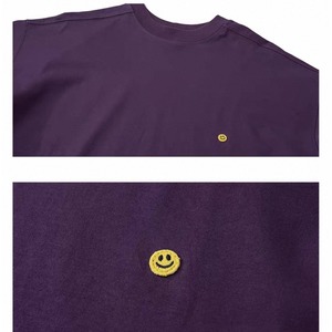 Smiley patch long sleeve tee 1053