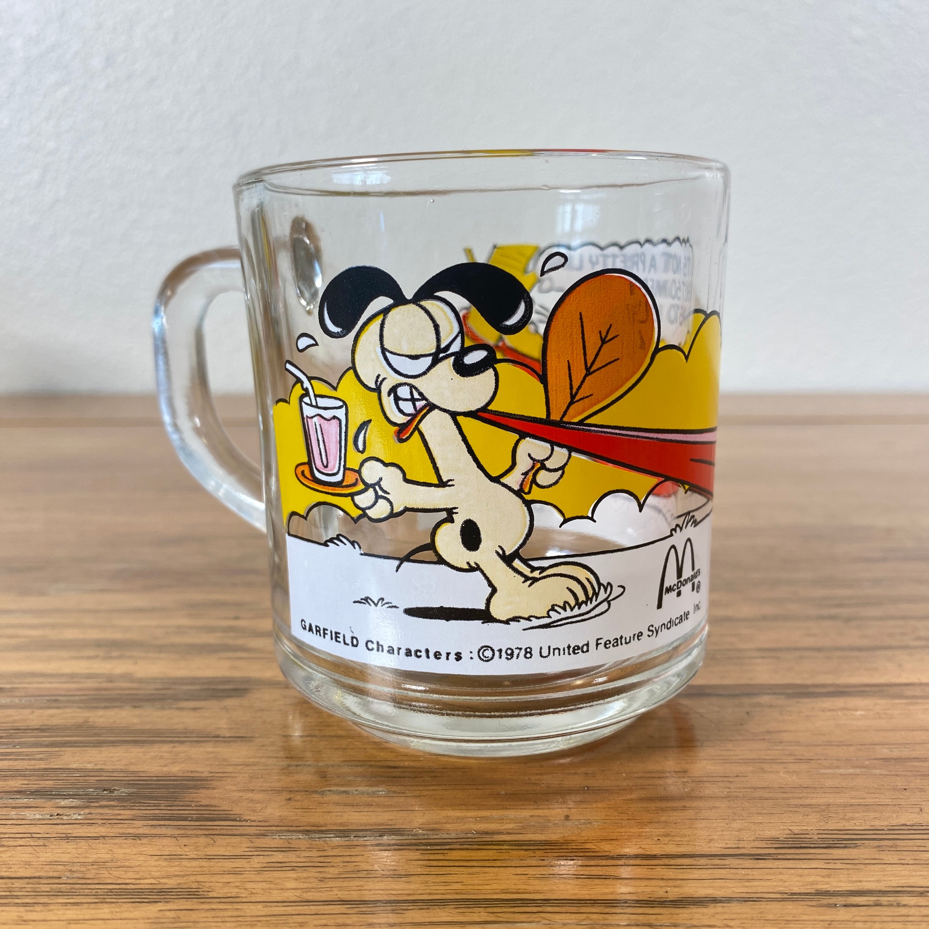 ガーフィールド マクドナルド ビンテージ1978 McDonald’s hIIA 70's マクドナルド × ガーフィールド ガラス マグカップ 3種類