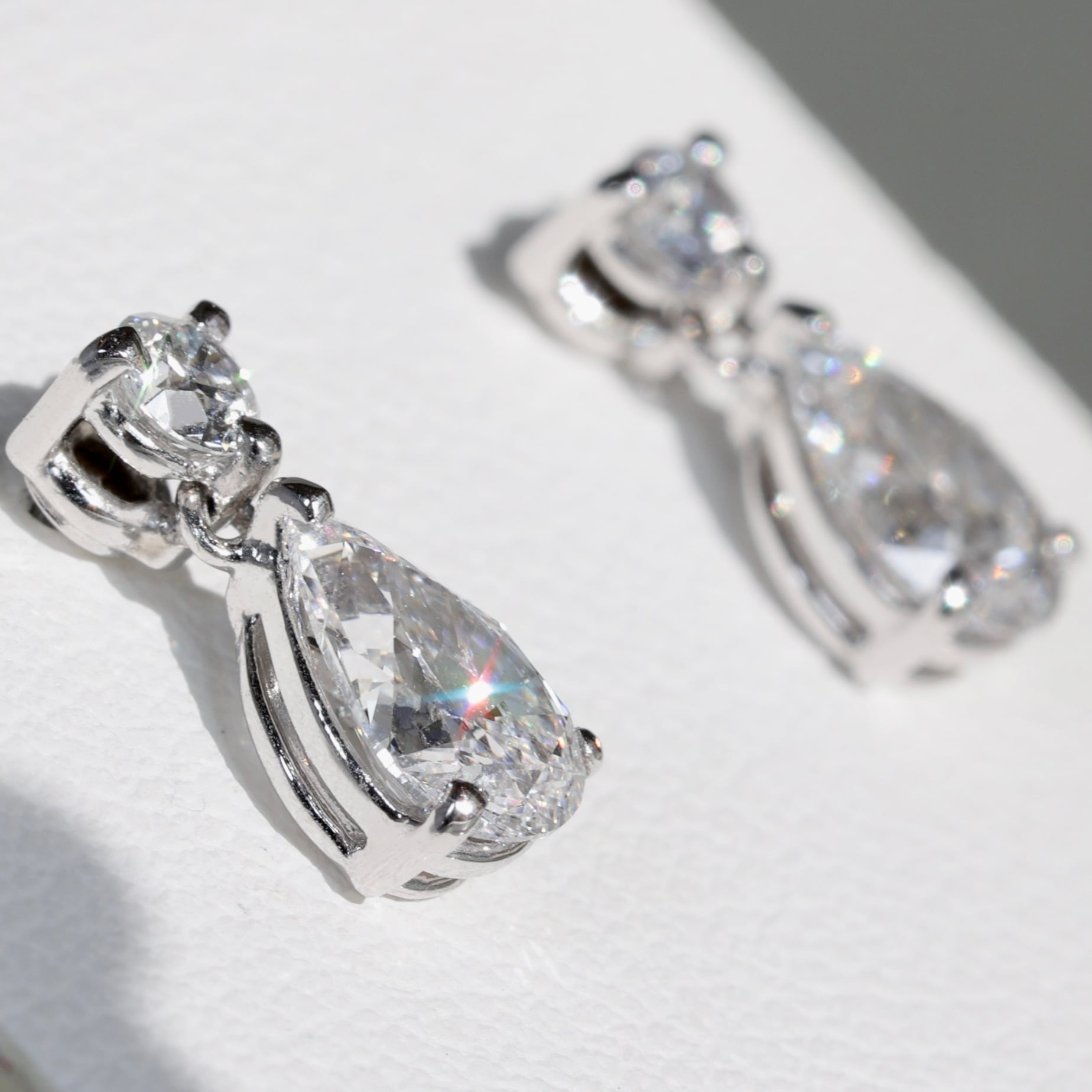 Pt900 ブルーリバー 0.516ct 0.506ct ダイヤモンド ピアス D VS1/VVS2 ...