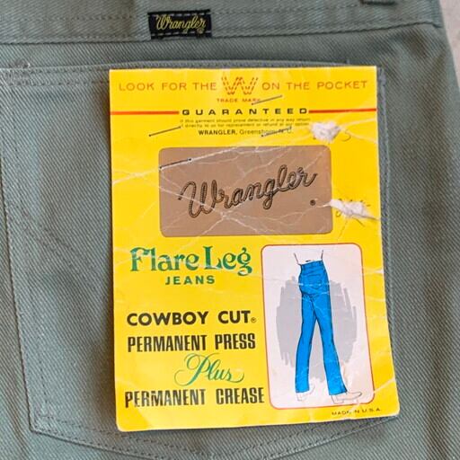 70's 80's WRANGLER Flare Leg JEANS ブーツカットパンツ デッド